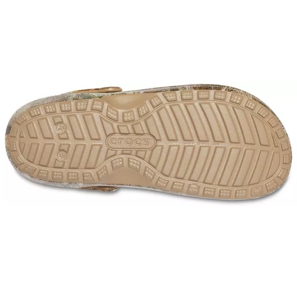 CROCS REALTREE EDGE LINED CLOGS ( W7 OR M5 ) IN CHOCOLATE / CAMOUFLAGE - Picture 8 of 8